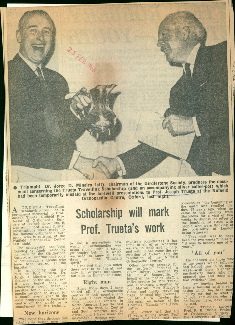 Josep Trueta - Vintage Photograph