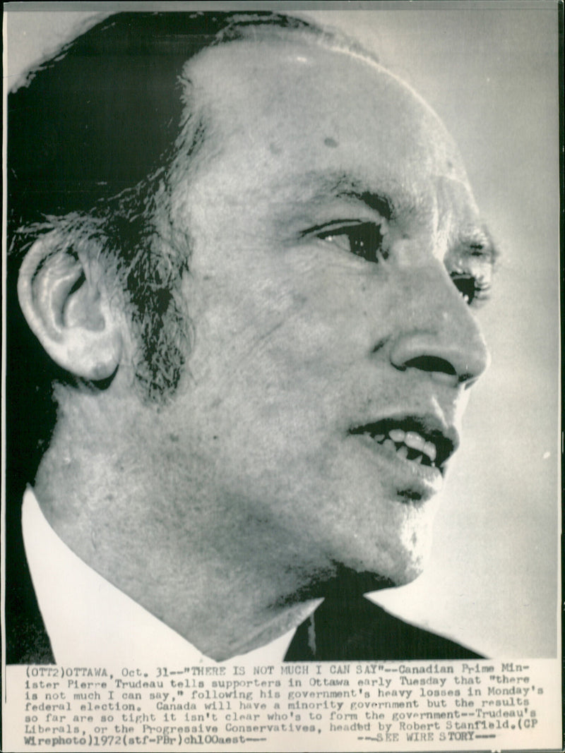 Pierre Elliot Trudeau - Vintage Photograph