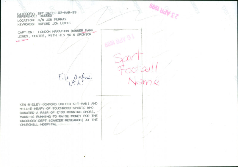 Ken Ridley, Mark Jones & Millie Heapy - Vintage Photograph