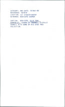 Tony Humphries - Vintage Photograph