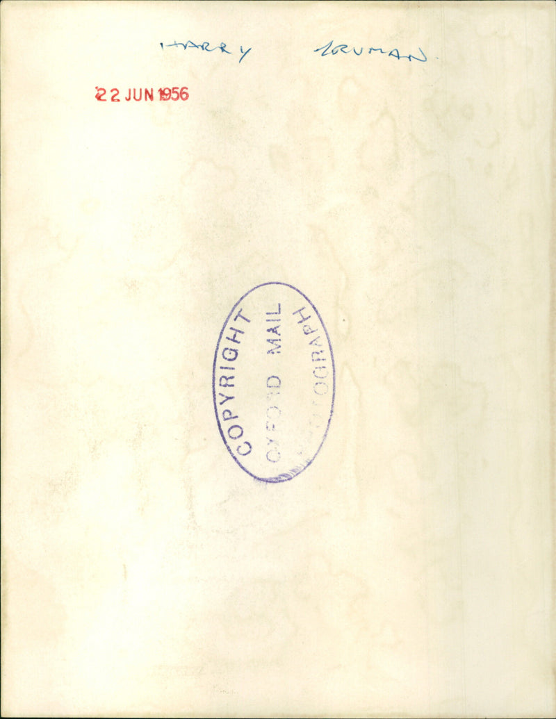 Harry S. Truman - Vintage Photograph