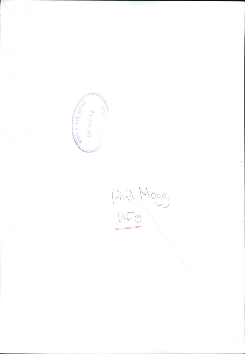 UFO - Vintage Photograph