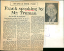 Harry S. Truman - Vintage Photograph