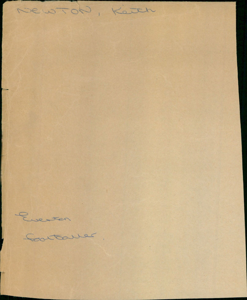 Keith Newton - Vintage Photograph