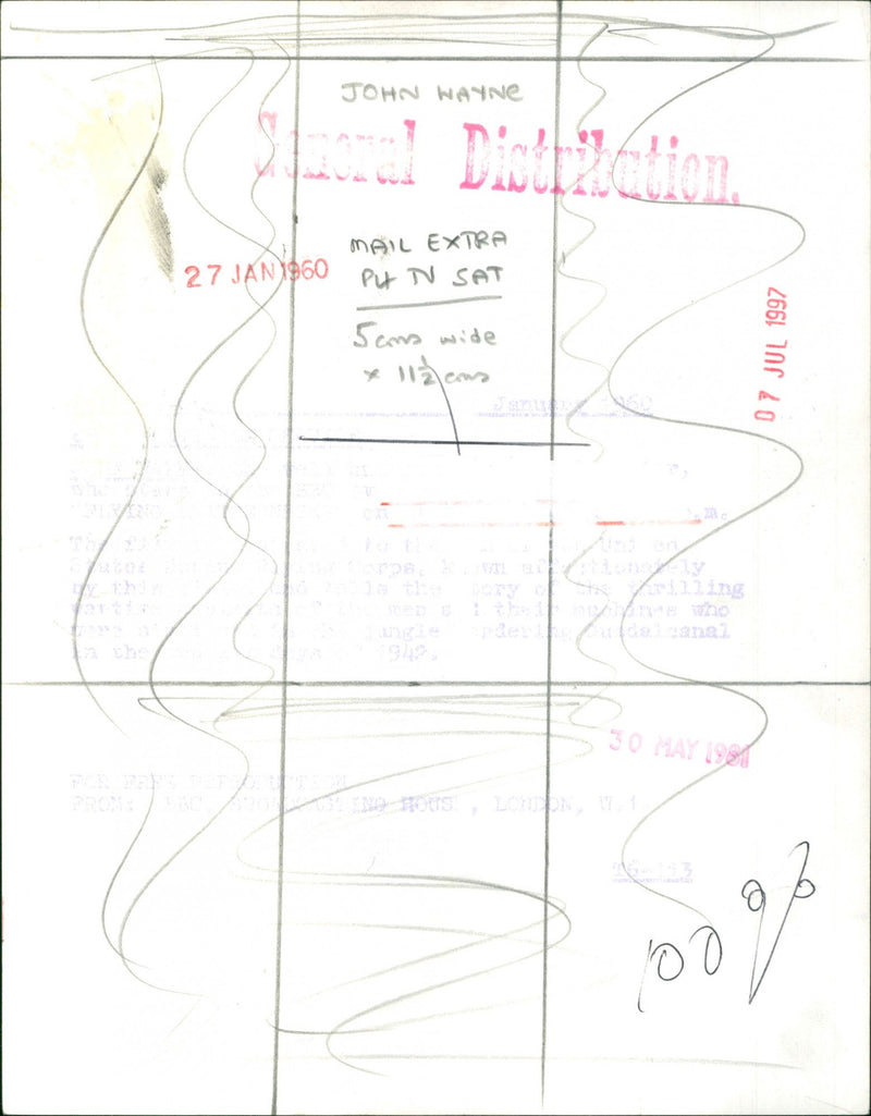 John Wayne - Vintage Photograph