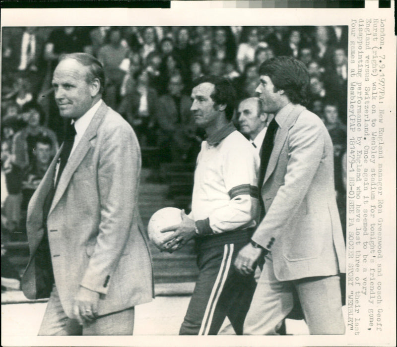 Ron Greenwood - Vintage Photograph