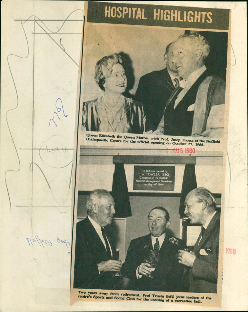 Prof. Josep Trueta - Vintage Photograph