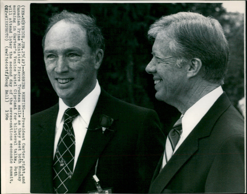 Pierre Elliot Trudeau - Vintage Photograph