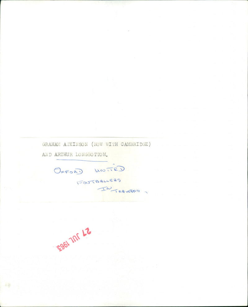 Arthur Longbottom - Vintage Photograph