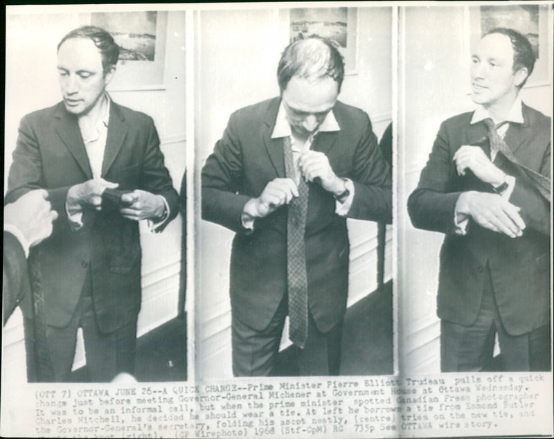 Pierre Elliot Trudeau - Vintage Photograph