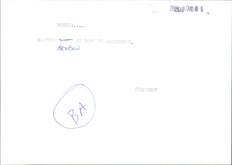 Heather Benbow - Vintage Photograph