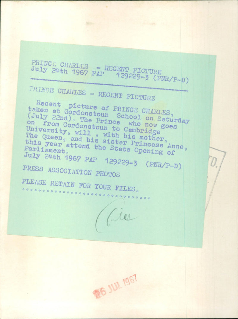 Prince of Wales - Vintage Photograph