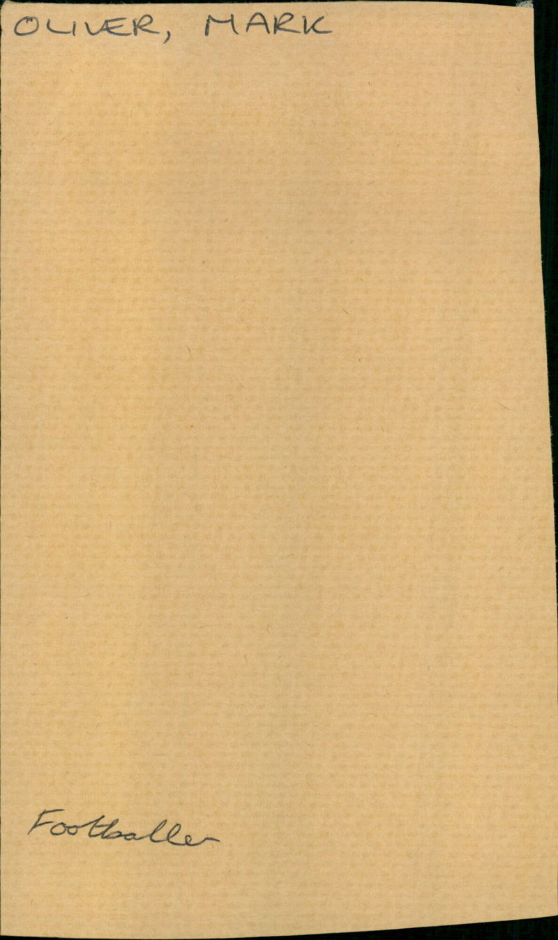 Mark Oliver - Vintage Photograph