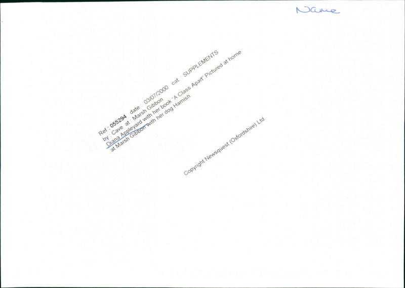 Diana Appleyard - Vintage Photograph