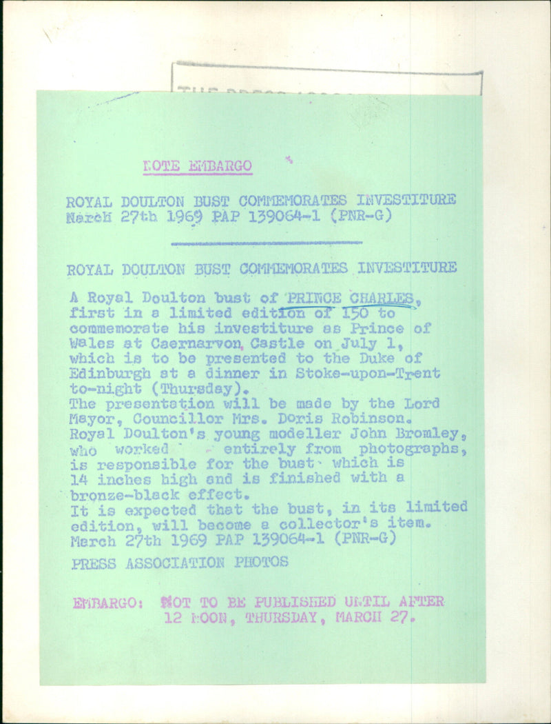 Prince of Wales - Vintage Photograph