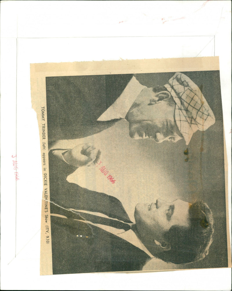 Tommy Trinder, Dickie Valentine - Vintage Photograph