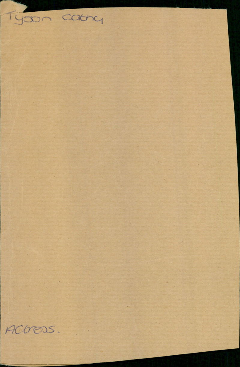 Cathy Tyson - Vintage Photograph