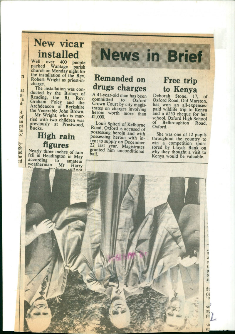 Michael Brain, John Walton & Charles Fletcher - Vintage Photograph