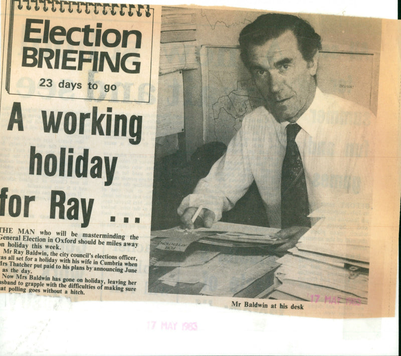 Ray Baldwin - Vintage Photograph