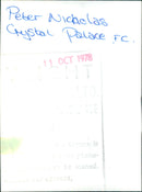 Peter Nicholas - Vintage Photograph