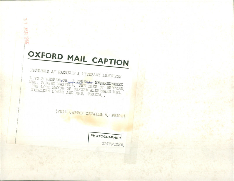 Josep Trueta - Vintage Photograph