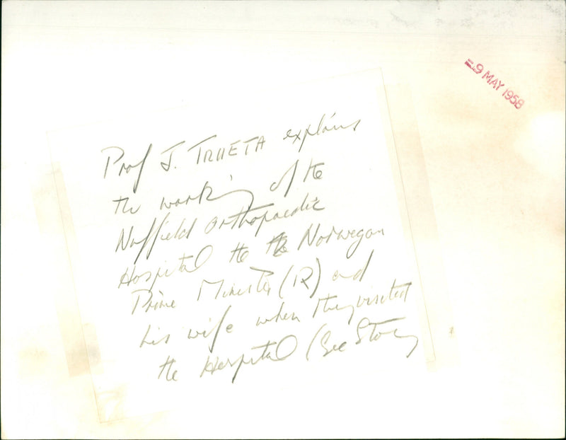 Josep Trueta - Vintage Photograph