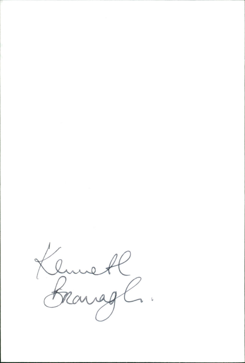 Kenneth Branagh - Vintage Photograph