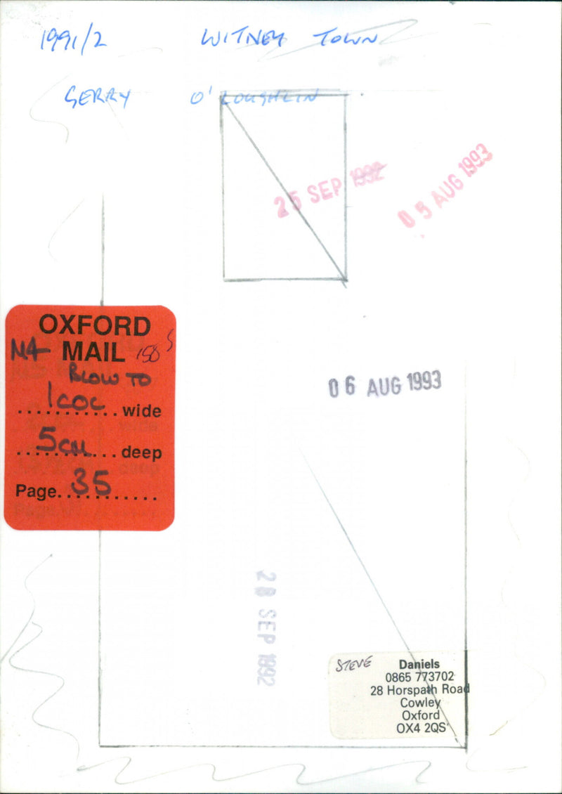 Gerry O'Loughlin - Vintage Photograph