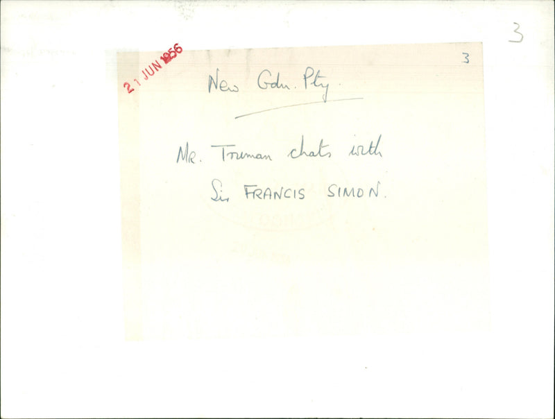 Harry Truman - Vintage Photograph