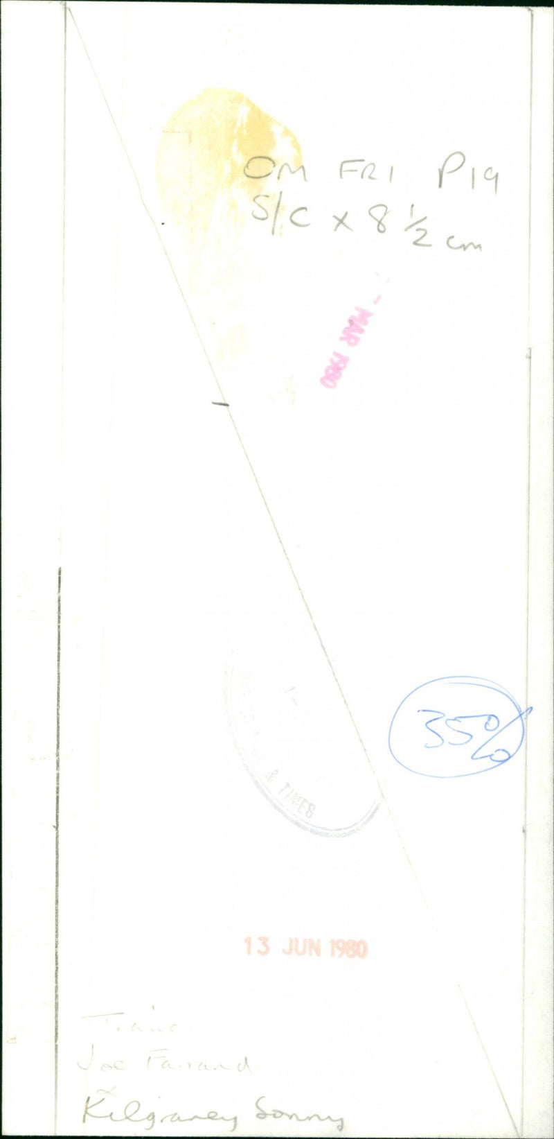 Joe Farrand - Vintage Photograph