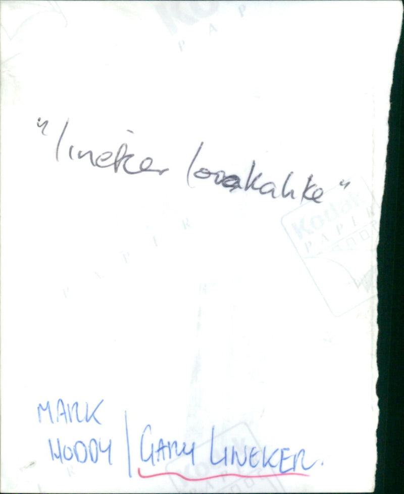 Mark Hoddy - Vintage Photograph