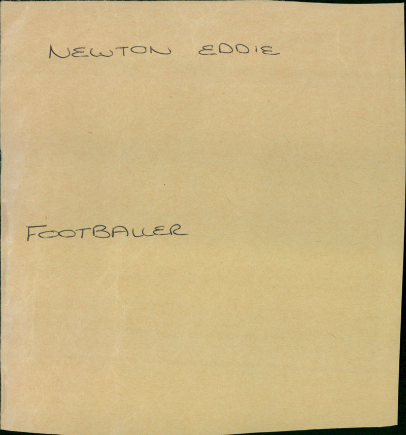 Eddie Newton - Vintage Photograph