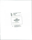 Jon Newsome - Vintage Photograph