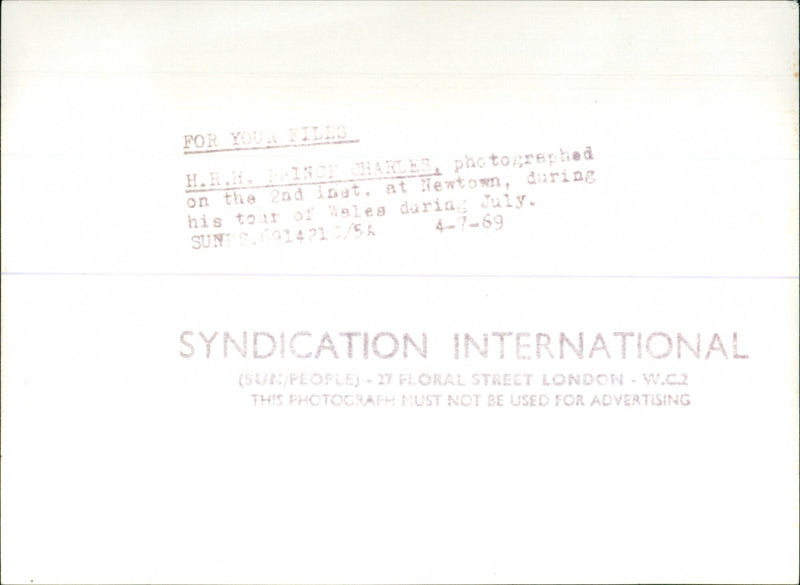 Prince of Wales - Vintage Photograph