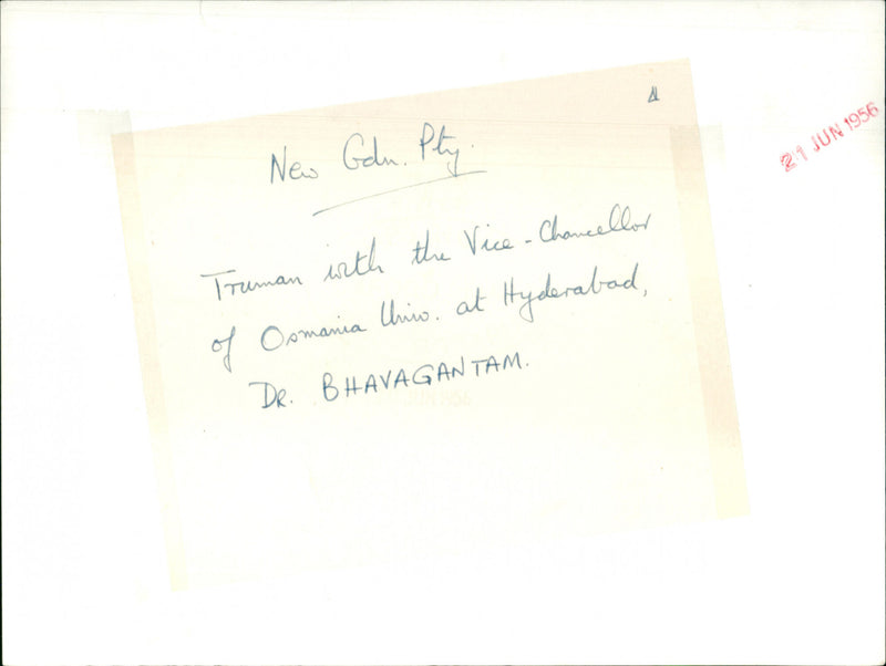 Harry Truman - Vintage Photograph