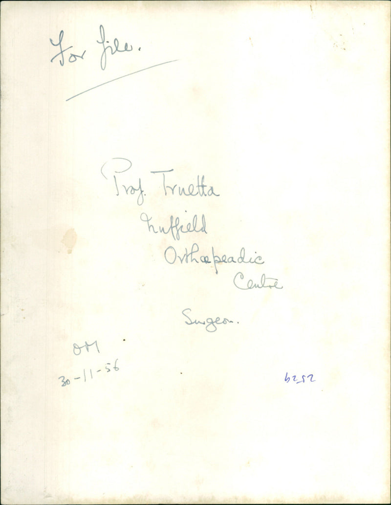 Josep Trueta - Vintage Photograph