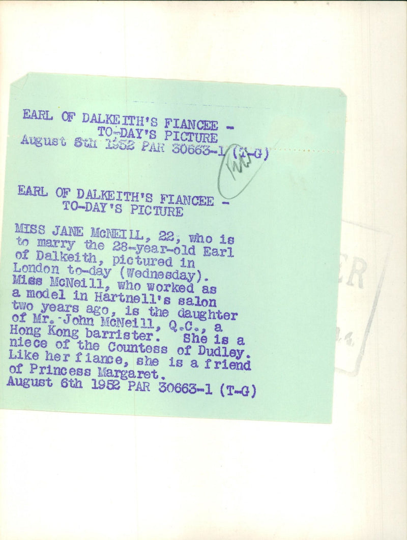 Jane McNeill - Vintage Photograph