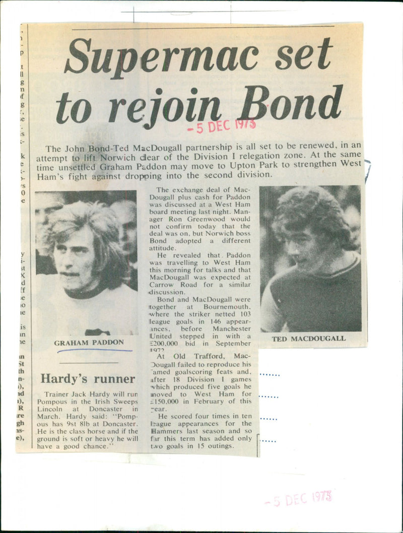 Graham Paddon - Vintage Photograph