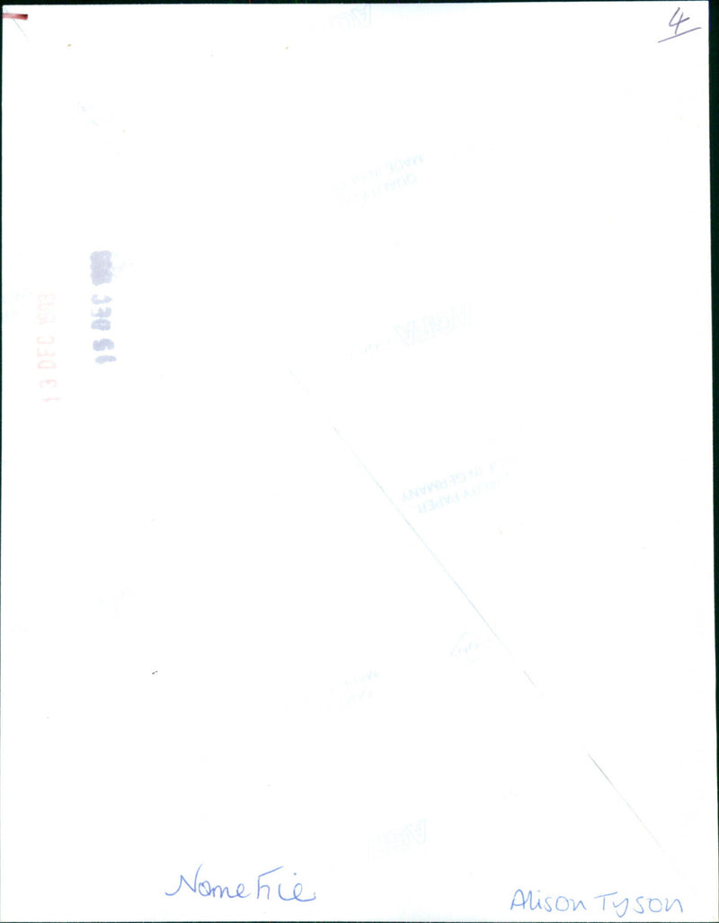 Alison Tyson - Vintage Photograph