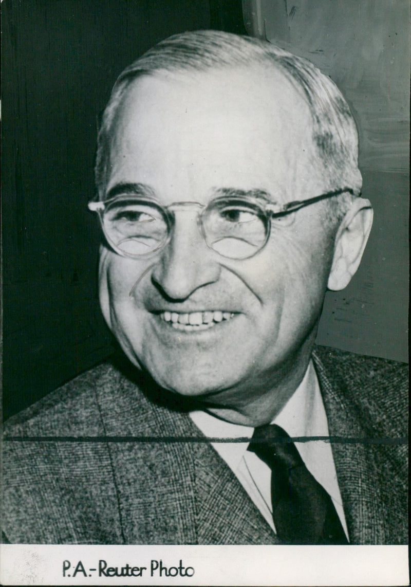 Harry S. Truman - Vintage Photograph
