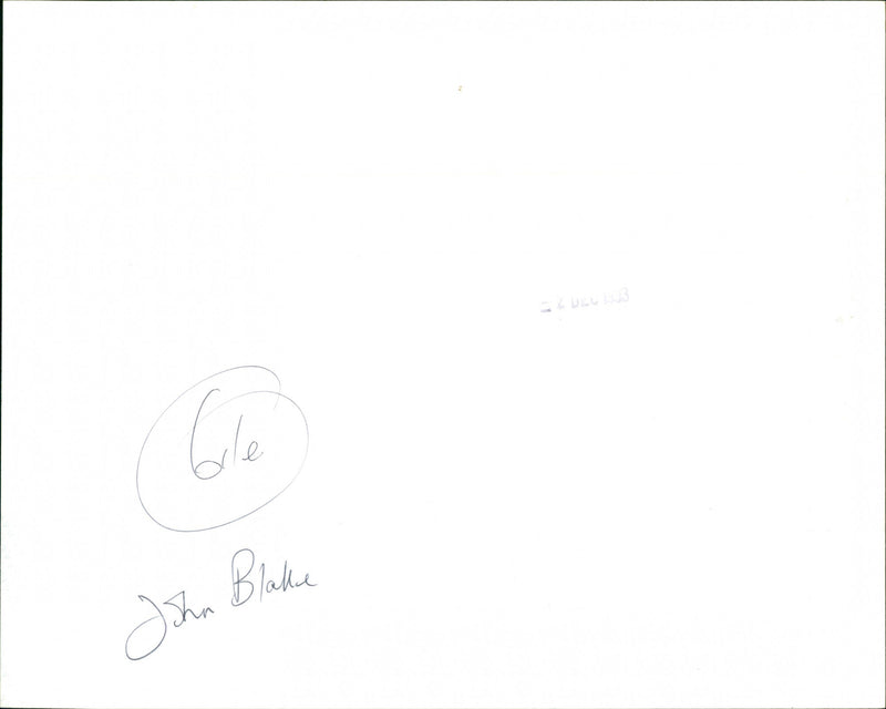 John Blake - Vintage Photograph