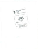 Eddie Newton - Vintage Photograph