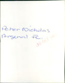 Peter Nicholas - Vintage Photograph