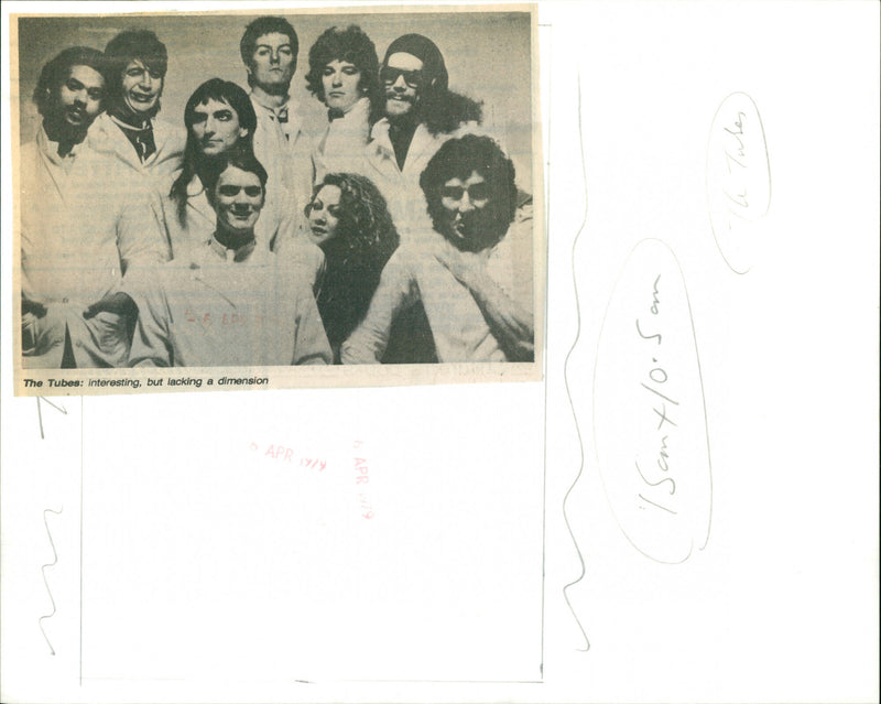 The Tubes - Vintage Photograph