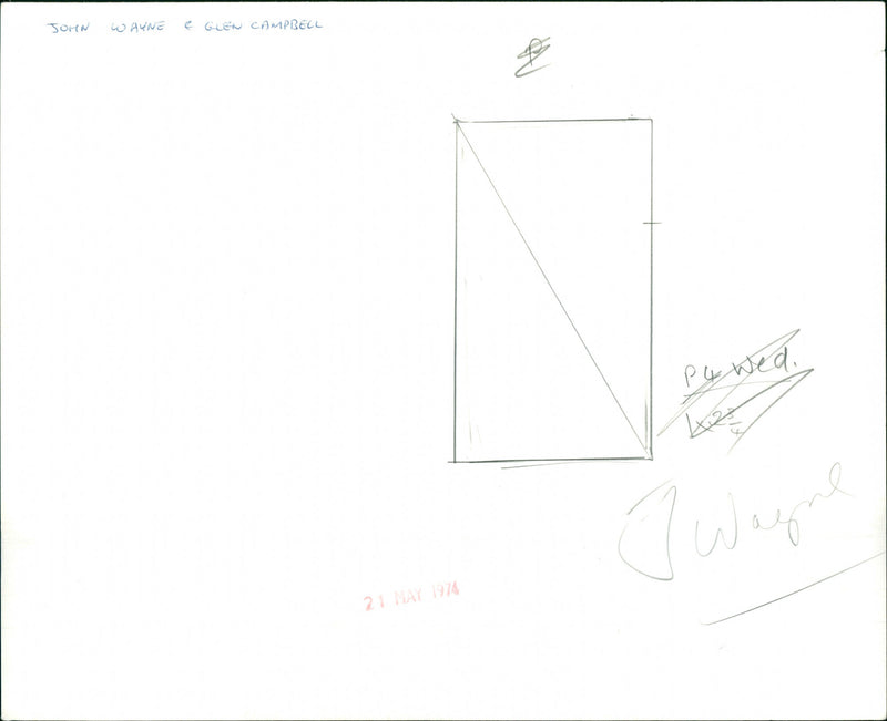 John Wayne - Vintage Photograph