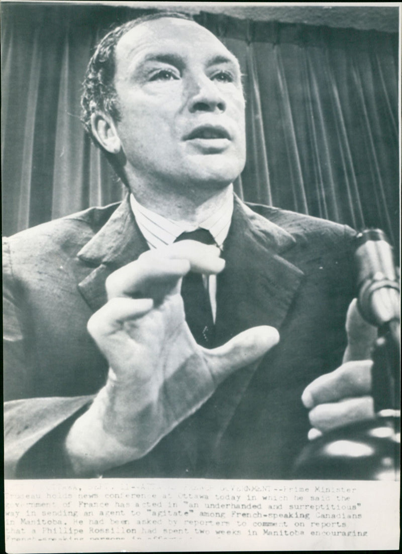 Pierre Elliot Trudeau - Vintage Photograph