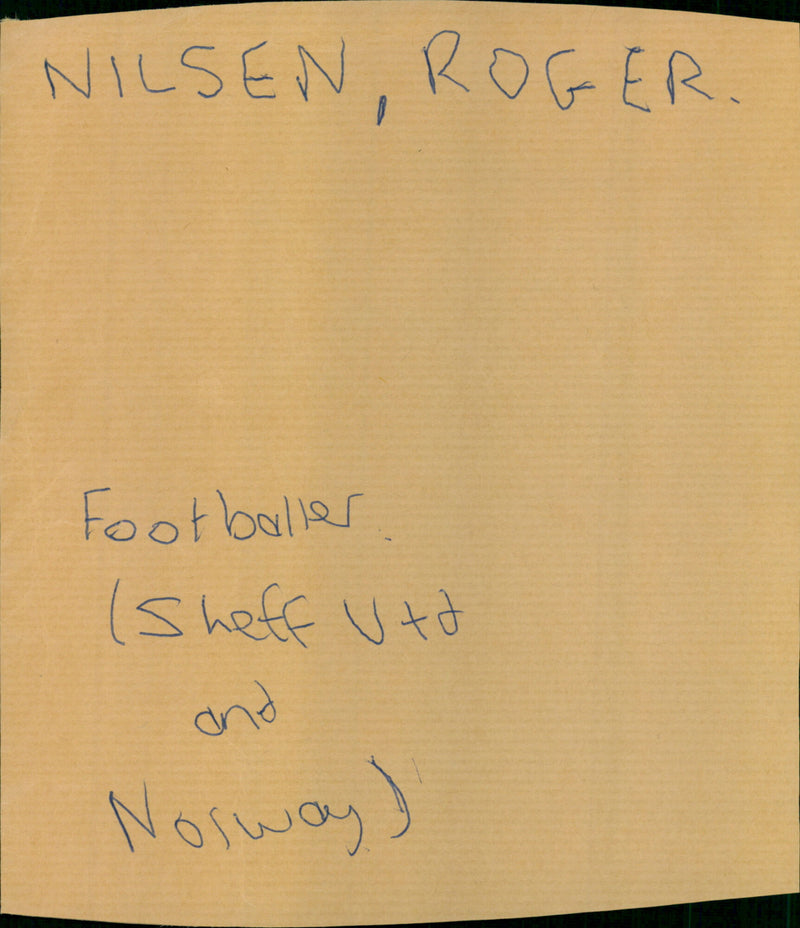 Nilsen Roger - Vintage Photograph