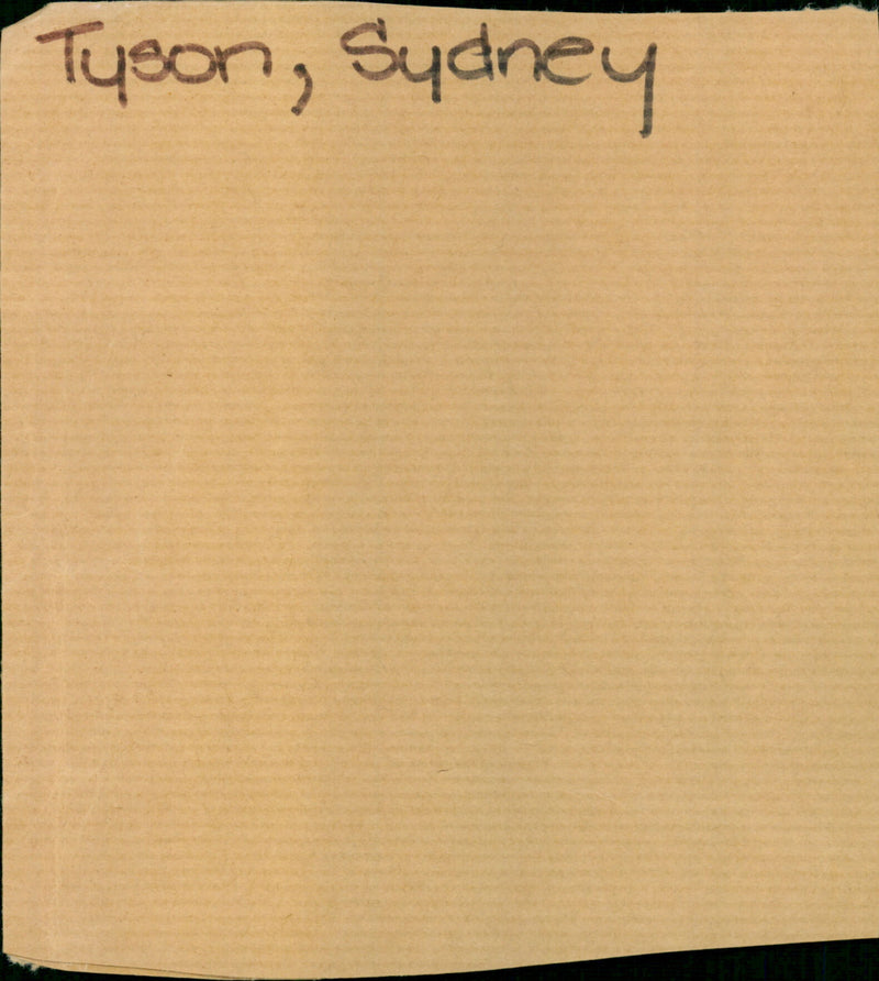 Tyson sydney - Vintage Photograph