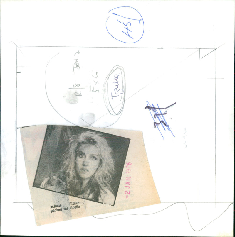Judie Tzuke - Vintage Photograph