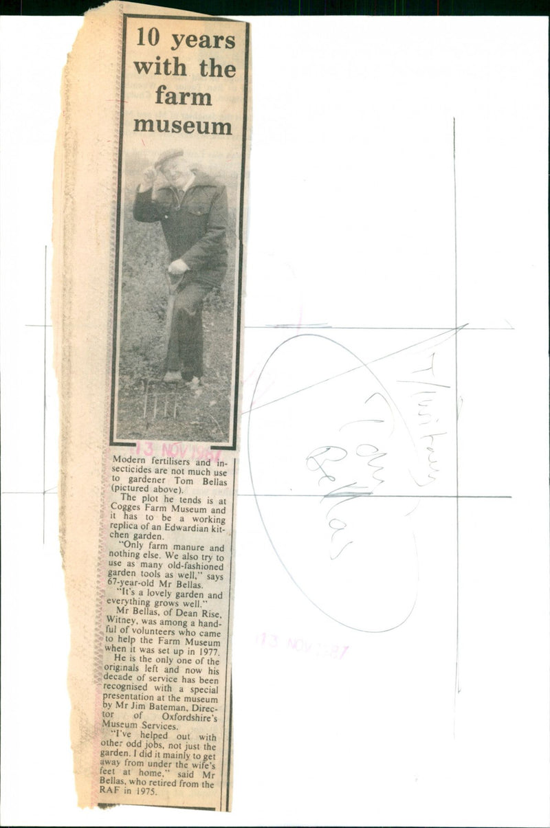 Tom Bellas - Vintage Photograph